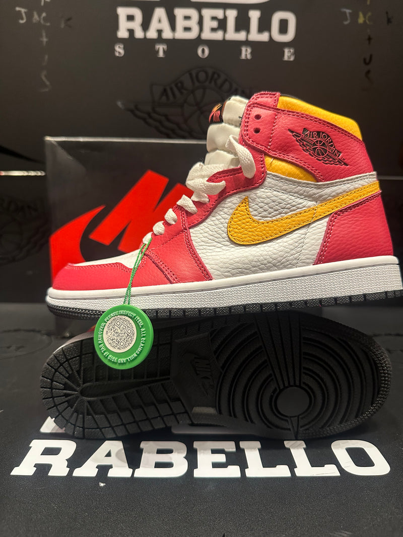 Tênis Nike Air Jordan 1 High OG Light Fusion Red - Pronta Entrega