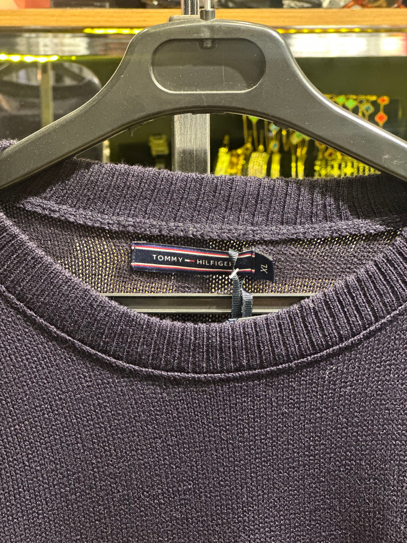 Suéter Tommy Hilfiger Azul/Vermelho - Pronta Entrega