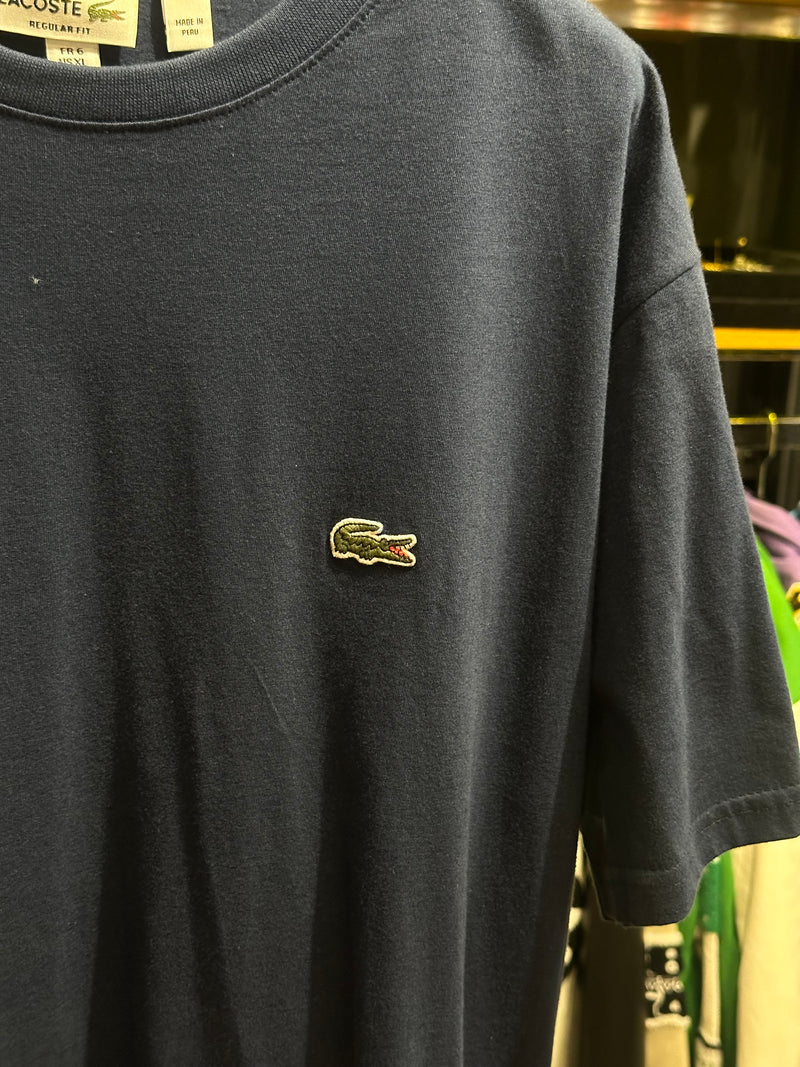 Camisa Lacoste Azul Lisa - Pronta Entrega