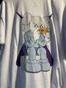 Camiseta OFF WHITE X KAWS Over Branco - Pronta Entrega