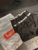 Supreme Cueca Pack Boxer 2 Peças Preta - Pronta Entrega
