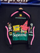 Jaqueta Supreme Jeff Hamilton x SpongeBob SquarePants Racing Black - Pronta Entrega