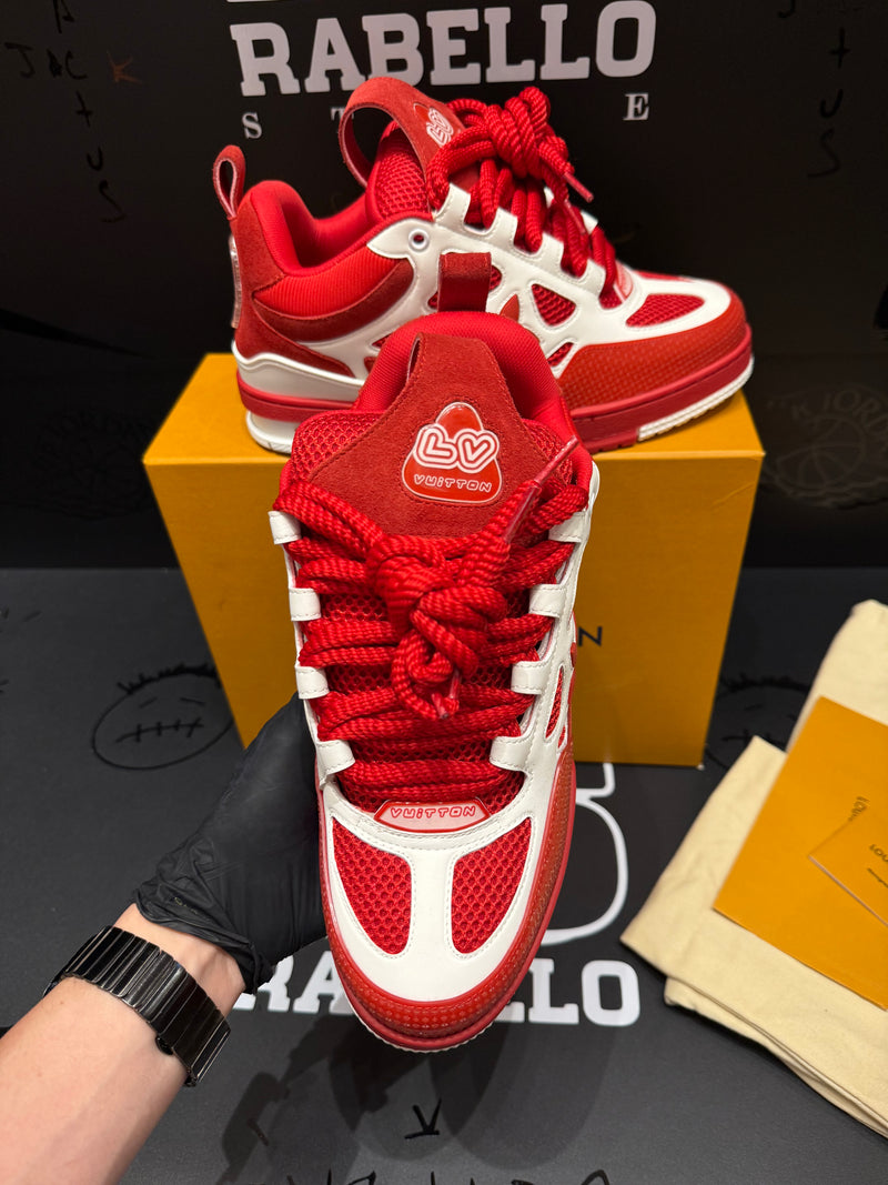 Tênis Louis Vuitton Skate LV Red - Pronta Entrega