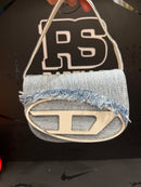 Bolsa Diesel Feminina 1DR Crossbody Jeans Marinho - Pronta Entrega