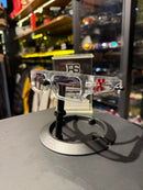 Óculos Off-White Retangular Transparente Logo Vermelho Lente Clear  - Pronta Entrega