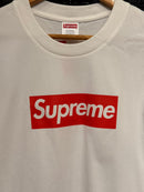Camiseta Supreme Box Logo Branca - Pronta Entrega