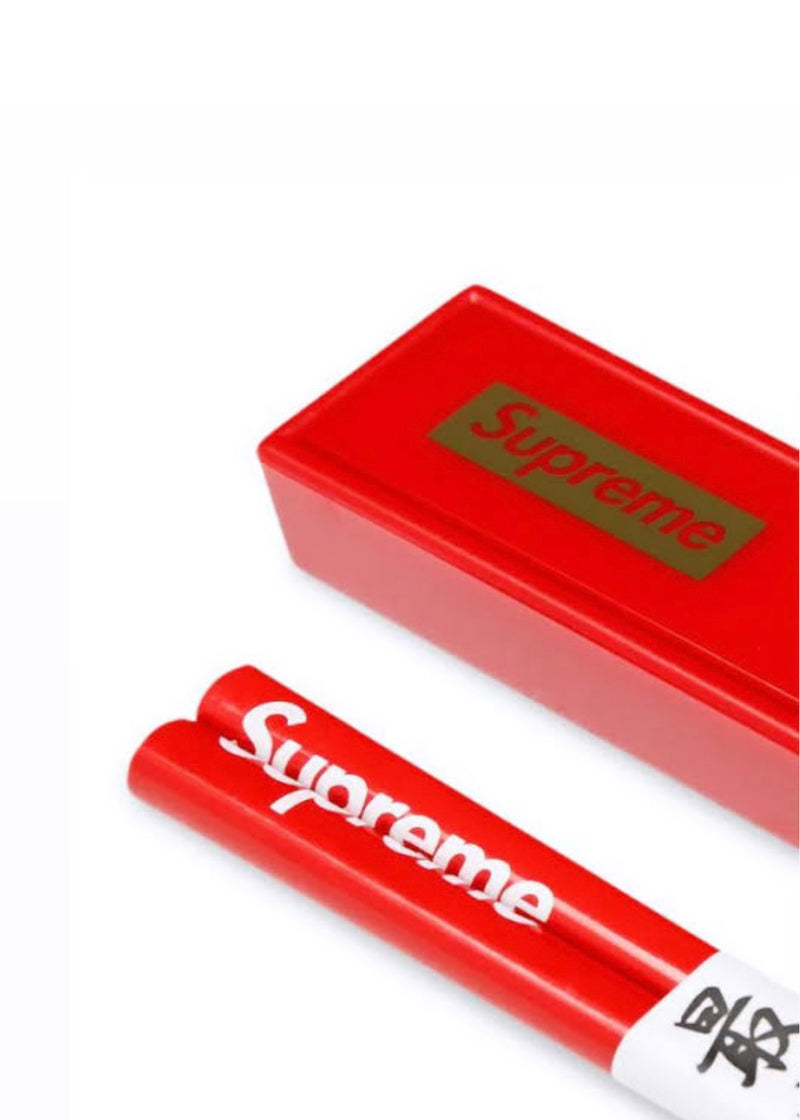 Supreme Hashi Chopsticks Set Red - Pronta Entrega