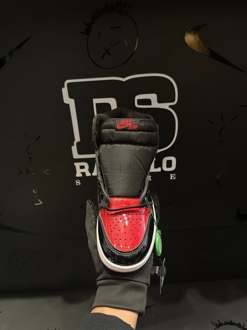 Tênis Air Jordan 1 Retro High OG Patent Bred Vermelho - Pronta Entrega