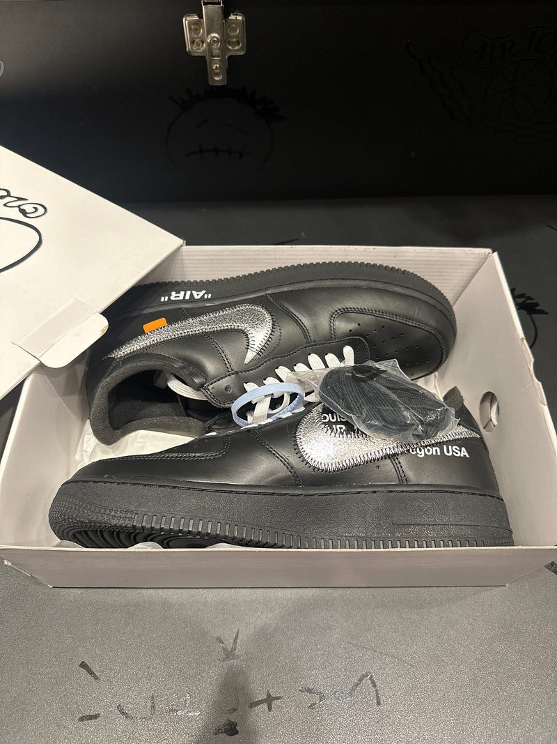 Tênis Air Force 1 Low X Off-White Black White - Pronta Entrega