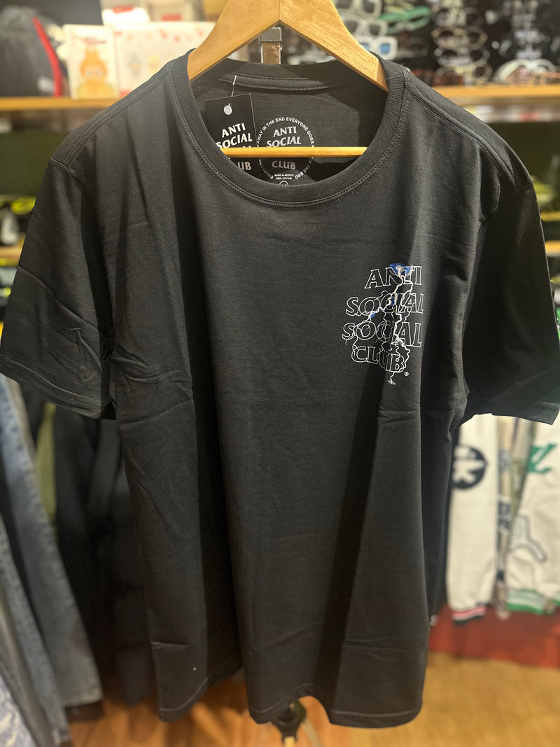 Camisa Anti Social Social Club Preta Lightining - Pronta Entrega