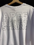 Camiseta BAPE ‘Apes Together Strong’ Branca - Pronta Entrega