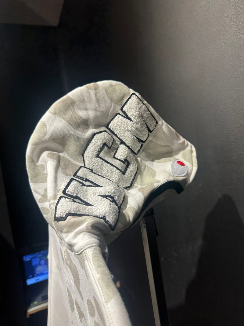 Jaqueta Bape Shark Half Camo White Full Zip - Pronta Entrega