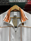 Jaqueta Nike Court Heritage Suit Branca e Marrom - Pronta Entrega