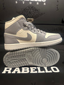 Tênis Nike Air Jordan 1 Mid “Stealth” - Pronta Entrega