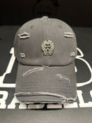 Boné Aba Curva Chrome Hearts Cinza - Pronta Entrega