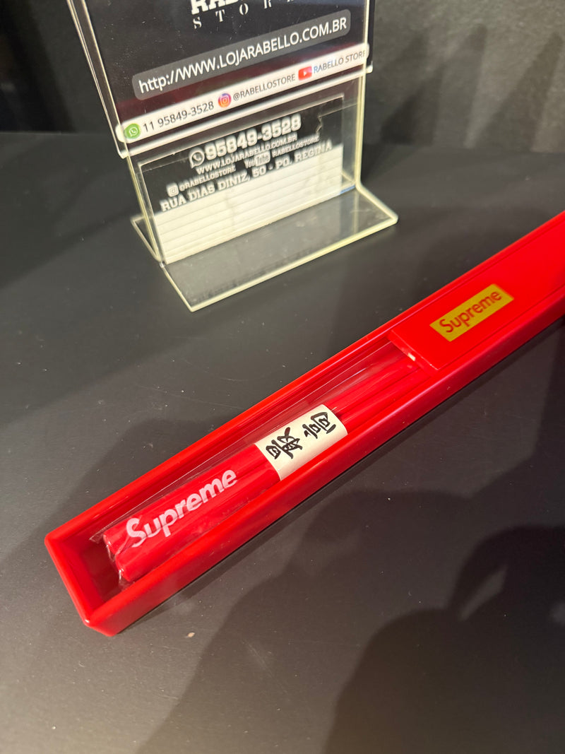 Supreme Hashi Chopsticks Set Red - Pronta Entrega
