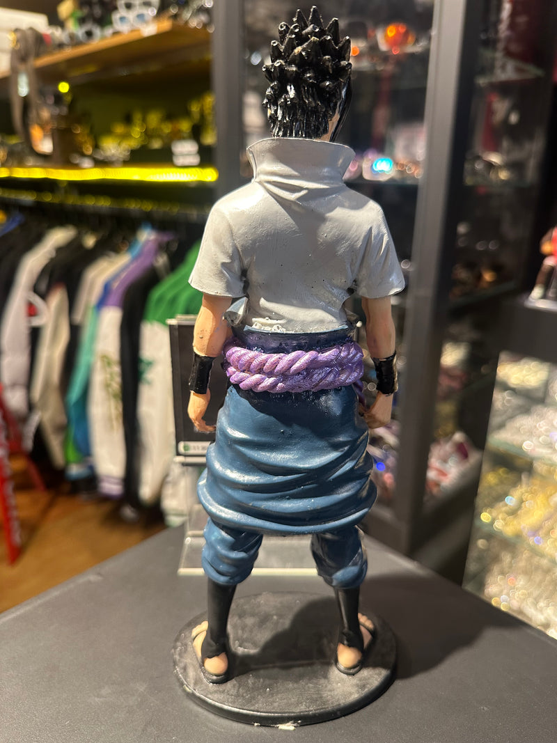 Boneco de Resina  Naruto Shippuden Sasuke Uchiha 29cm Resina - Pronta Entrega
