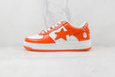 Bape Sta Patent Leather Orange White - Encomenda