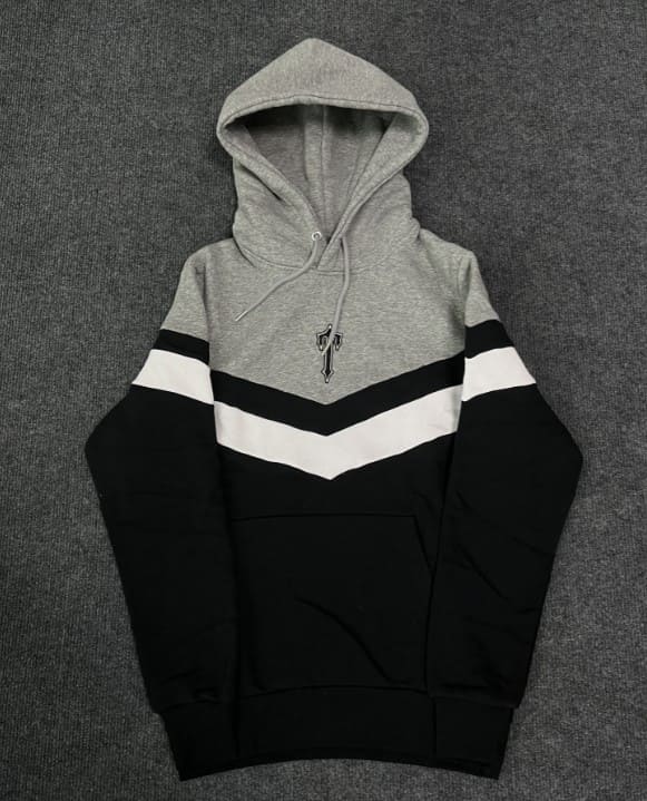 Conjunto Trapstar V Stripe Hoodie Tracksuit Black - Encomenda