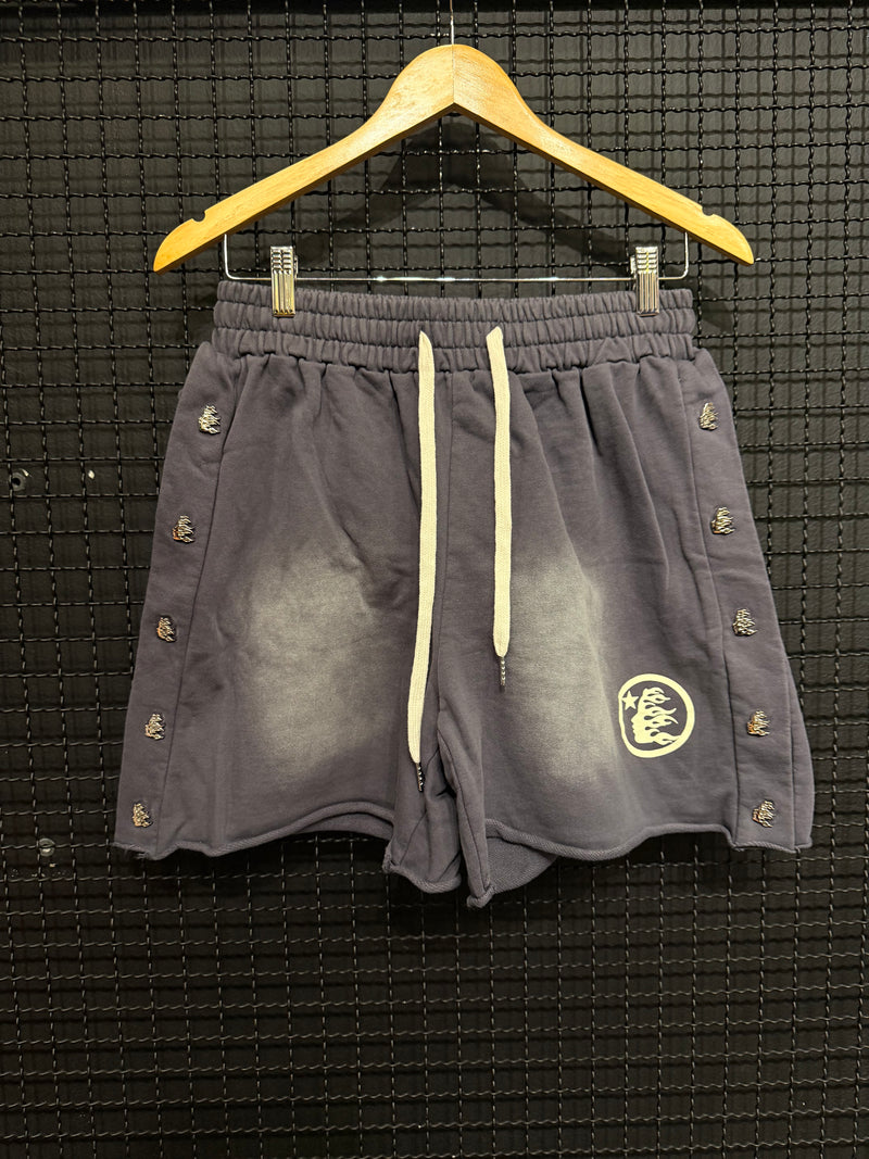 Short Hellstar Hip Hop Vintage Grey - Pronta Entregat