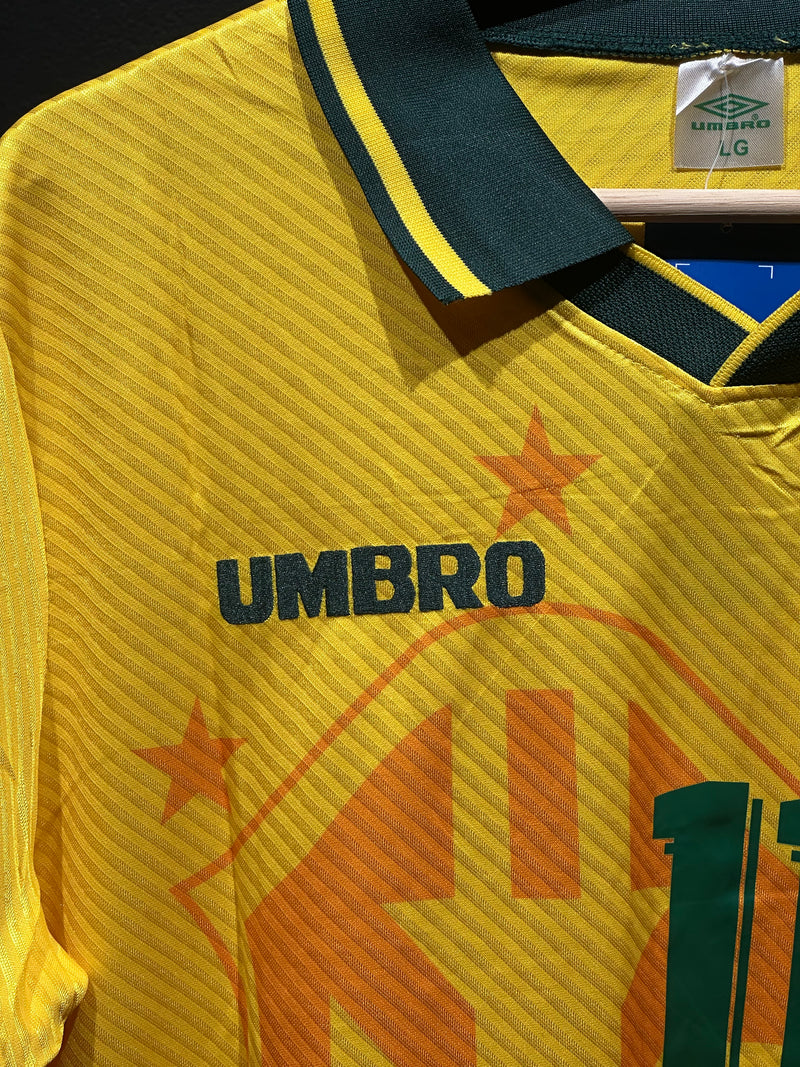 Camiseta Umbro Retrô Seleção Brasileira 1994 Romário
