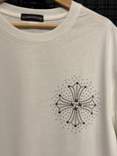 Camiseta Chrome Hearts Back Circle Cruz White - Pronta Entrega