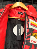 Vanson Leathers x Supreme Jaqueta Spider-Man Red - Pronta Entrega