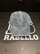 Boné Louis Vuitton Jeans Blue Aba Curva - Pronta Entrega