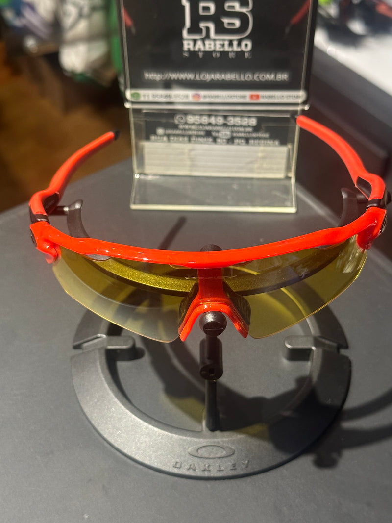 Óculos Oakley Radar Ev Vermelho Lente Amarela - Pronta Entrega