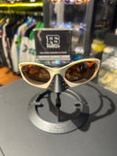 Óculos Oakley PLANTARIS Bege Lente Marrom - Pronta Entrega