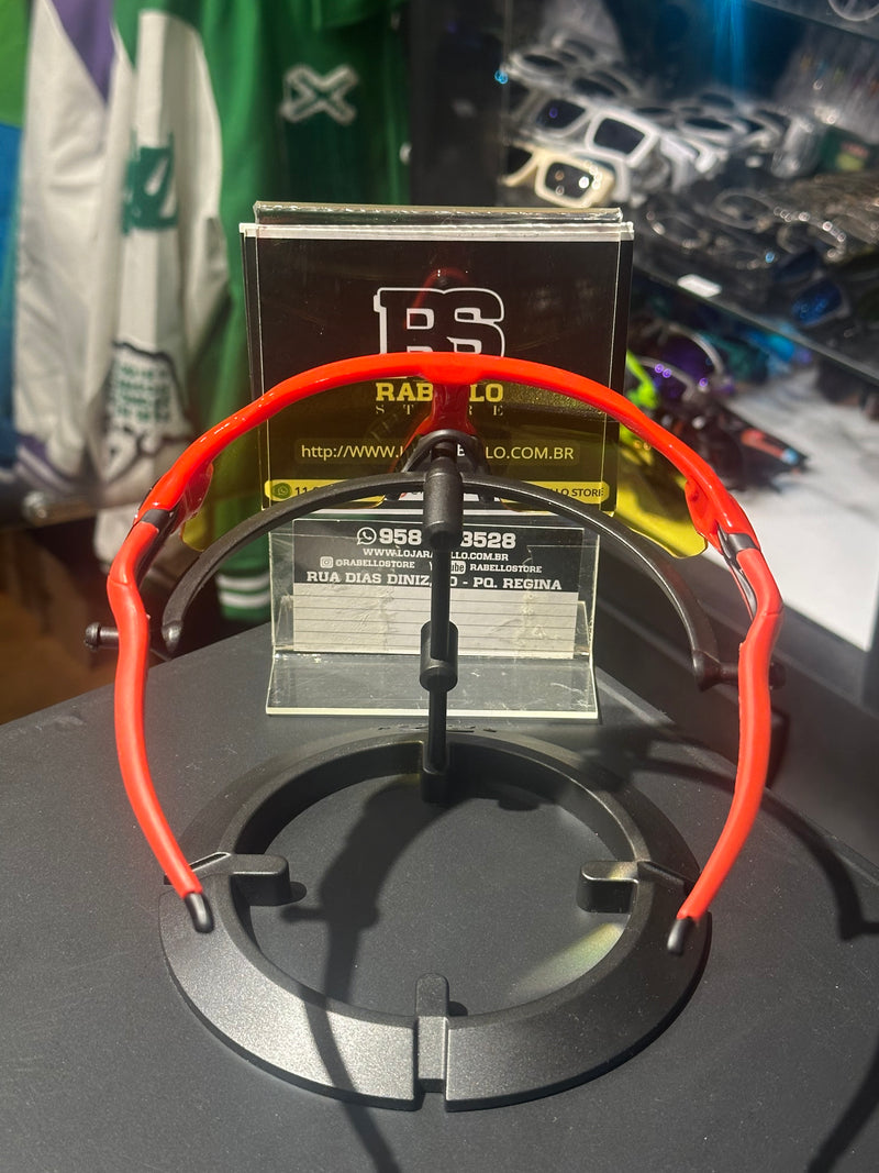 Óculos Oakley Radar Ev Vermelho Lente Amarela - Pronta Entrega
