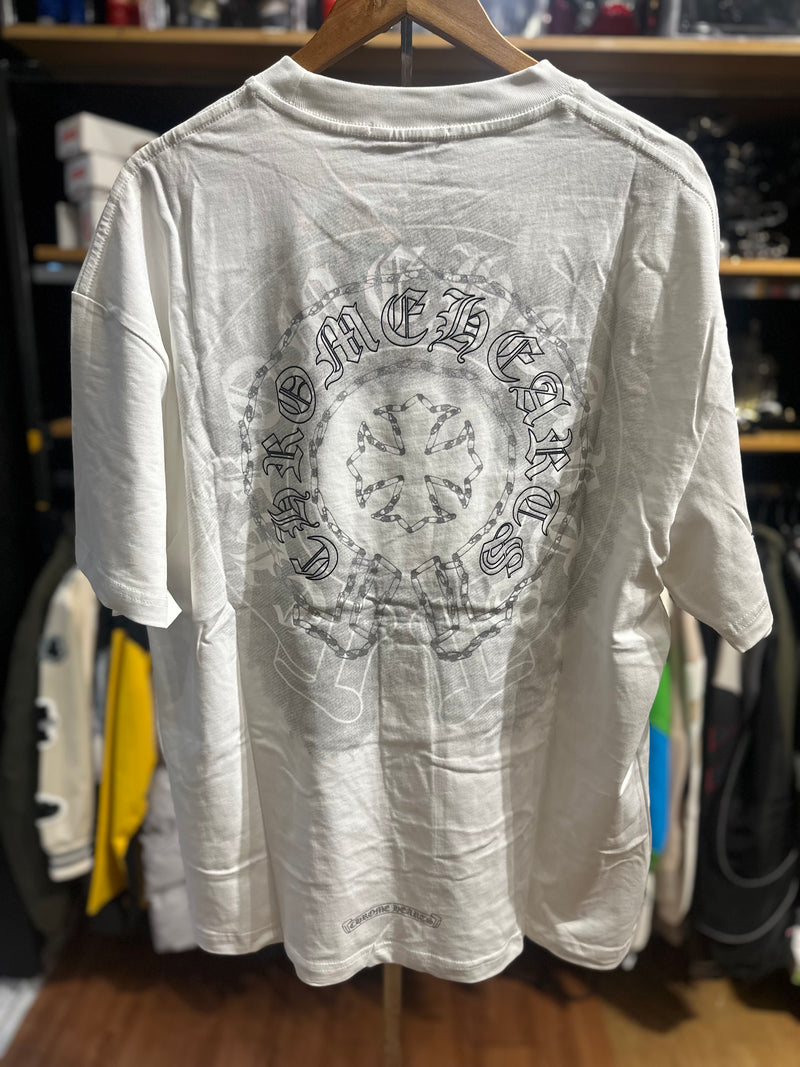 Camiseta Chrome Hearts Big Logo Branca - Pronta Entrega