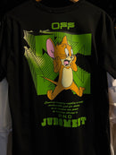 Camiseta OFF WHITE Jerry Slim Preta - Pronta Entrega