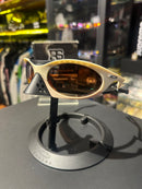 Óculos Oakley PLANTARIS Bege Lente Marrom - Pronta Entrega