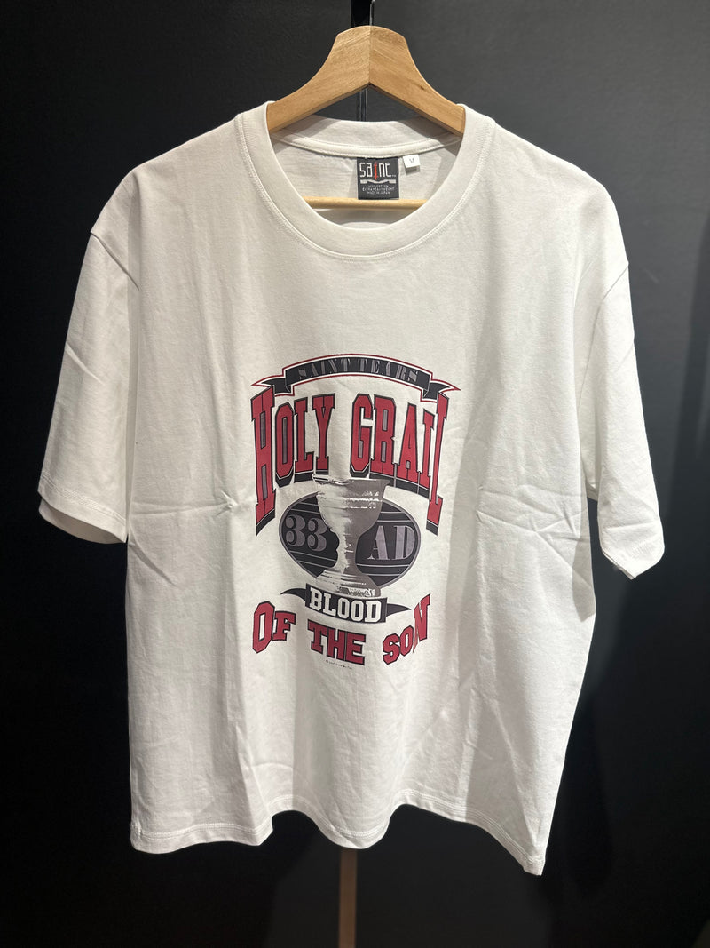 Camiseta Saint Michael x Denim Tears Holy Grail S/S Tee. - Pronta Entrega