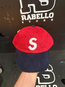 Boné Supreme 2 Tone Red Blue S Logo White - Pronta Entrega