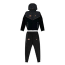 Conjunto Tech Fleece Nike X Syna “Life Of Syn” Black Orange - Pronta Entrega