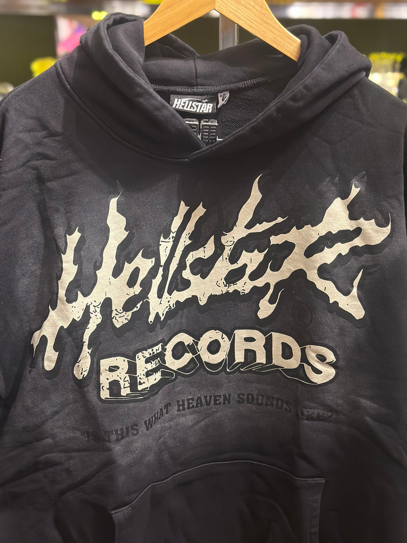 Moletom com Gorro Hellstar Records Scream Boy Preto - Pronta Entregar