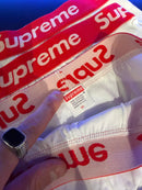 Supreme Pack Cueca Boxer 3 Peças Branca - Pronta Entrega