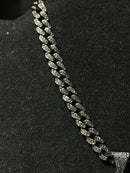 Corrente Cravejada Purple Pingente Gengar Em Zicornia Cubica 45 CM - Pronta Entrega