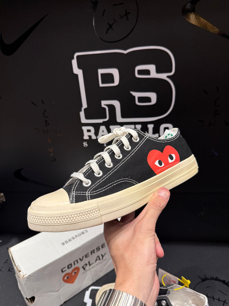 Tênis Converse Chuck 70 X Comme des Garçons Low Preto - Pronta Entrega