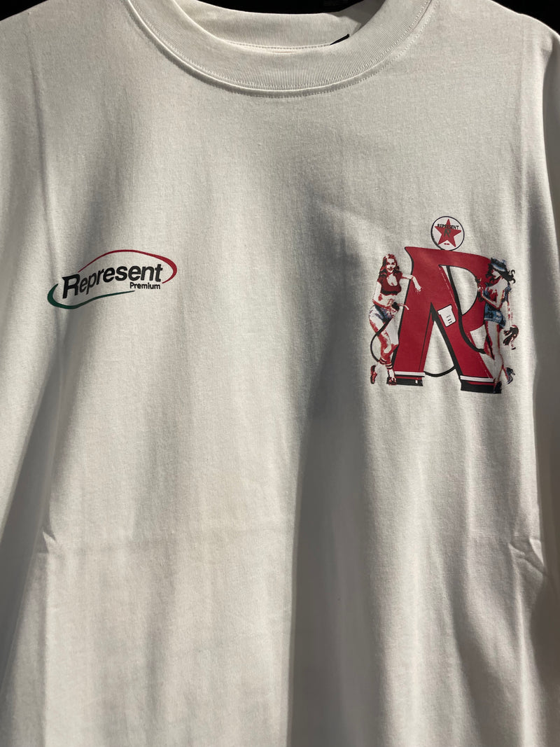 Camiseta REPRESENT Branca - Pronta Entrega