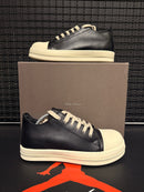Tênis Rick Owens Low Sneaks Black Cream - Pronta Entrega