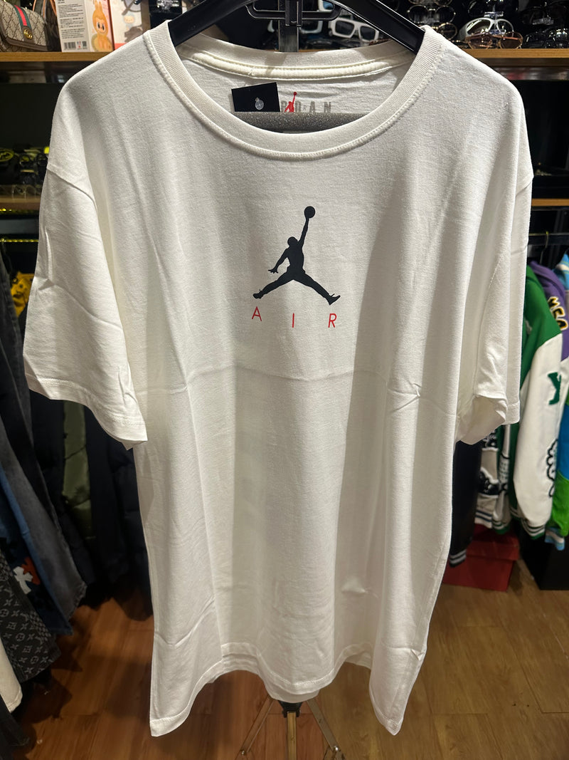 Camiseta Nike Air Jordan Cor Off White Black/Red - Pronta Entrega