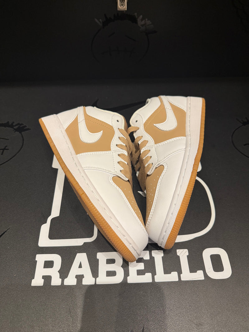 Tênis Nike Air Jordan 1 Low Hemp White - Pronta Entrega