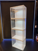 Sneaker Box LED Vitrine para Tenis com Luzes por Voz e Porta Magnética - Pronta Entrega