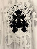 Camiseta Chrome Hearts MultiCruz Back Branca - Pronta Entrega