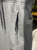 Calça Moletom Nike Air Jordan “M23” Cinza/Verde Com Punho - Pronta Entrega