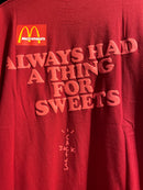 Camiseta TRAVIS SCOTT x MC DONALD’S Vermelha - Pronta Entrega