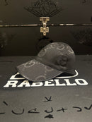 Boné Gucci Black Aba Curva Logo Grande - Pronta Entrega